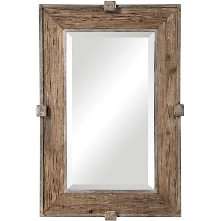 Siringo Weathered Wood Mirror